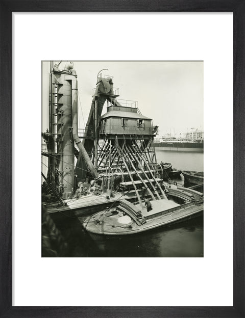 Floating Grain Elevator Royal Victoria Dock c.1938