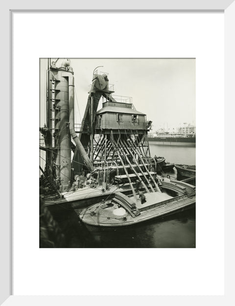 Floating Grain Elevator Royal Victoria Dock c.1938