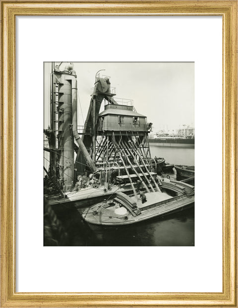 Floating Grain Elevator Royal Victoria Dock c.1938