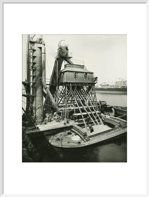 Floating Grain Elevator Royal Victoria Dock c.1938