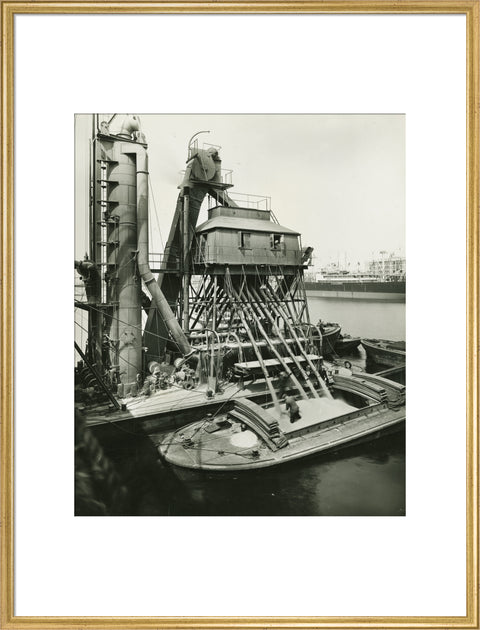 Floating Grain Elevator Royal Victoria Dock c.1938