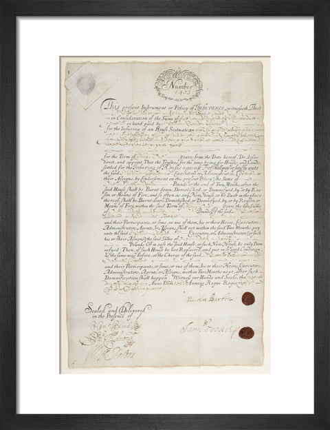 Insurance policy number '1403'