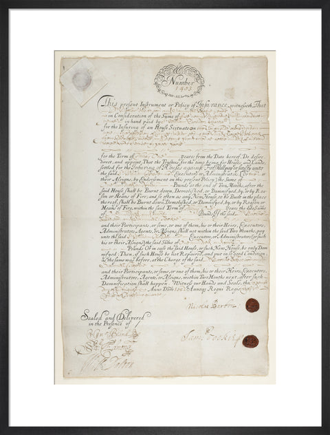 Insurance policy number '1403'