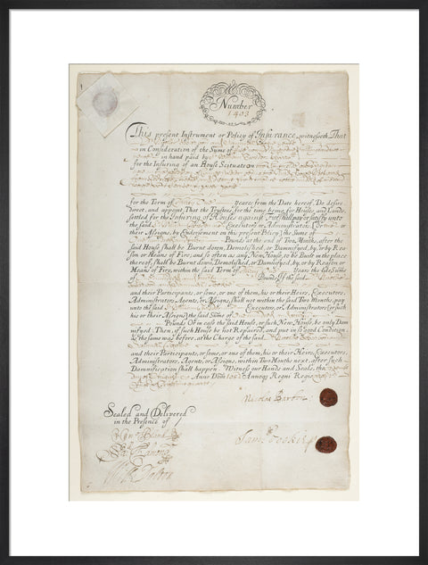 Insurance policy number '1403'