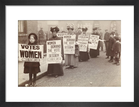 Suffragette poster parade C.1907