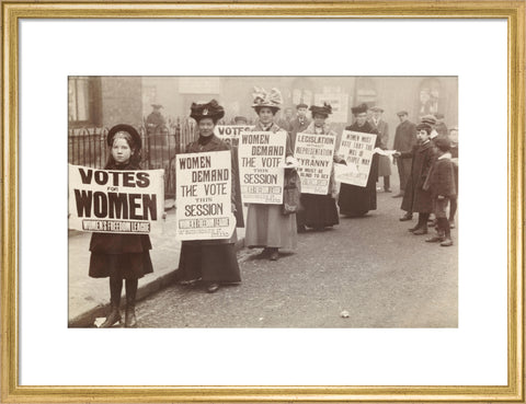 Suffragette poster parade C.1907