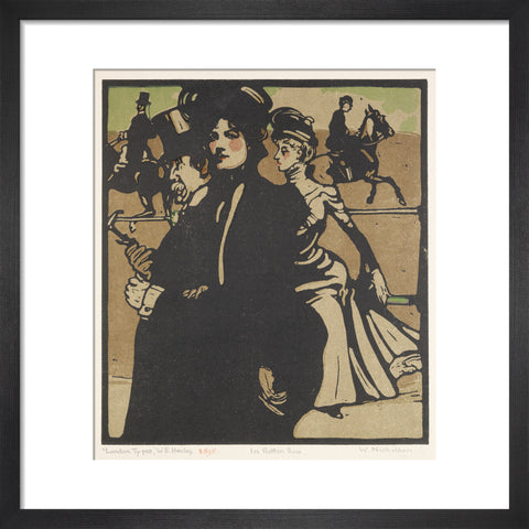 In Rotten Row (Art print, Small, Black)
