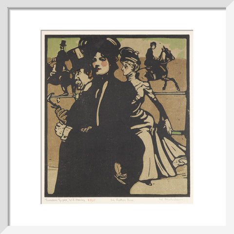 In Rotten Row (Art print, Small, White)