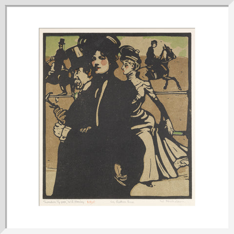 In Rotten Row (Art print, Medium, White)