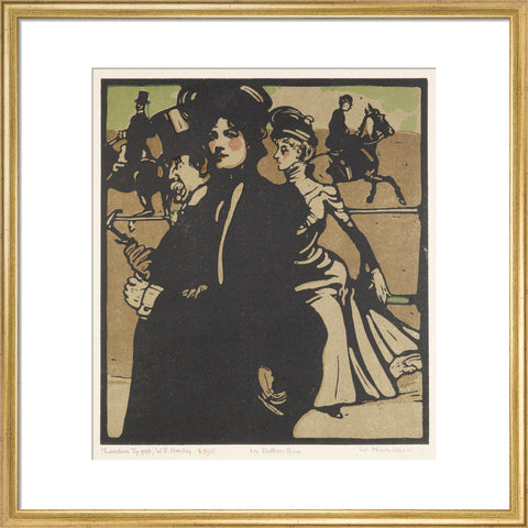 In Rotten Row (Art print, Medium, Gold)