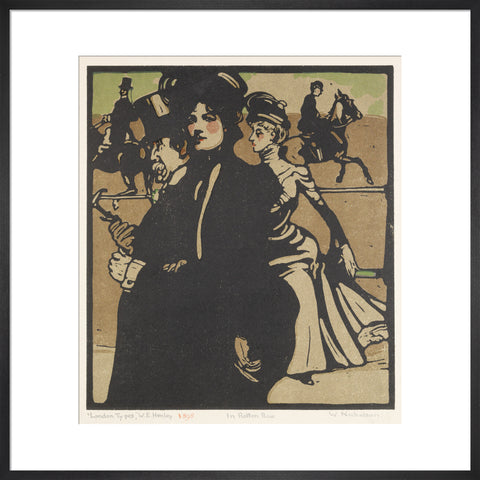 In Rotten Row (Art print, Large, Black)