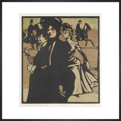 In Rotten Row (Art print, Extra large, Black)