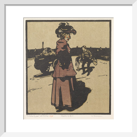 Coster's Girl (Art print, Small, White)