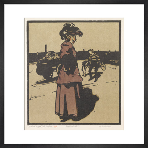 Coster's Girl (Art print, Medium, Black)
