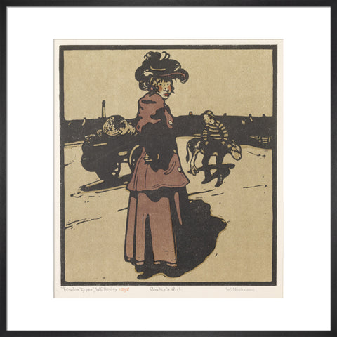 Coster's Girl (Art print, Large, Black)