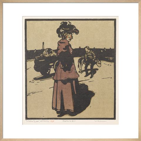 Coster's Girl (Art print, Large, Natural)