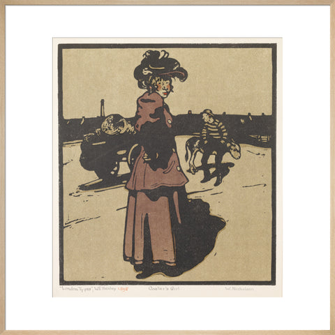 Coster's Girl (Art print, Extra large, Natural)