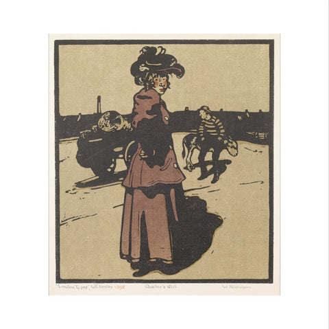 Coster's Girl (Art print, Large, unframed)