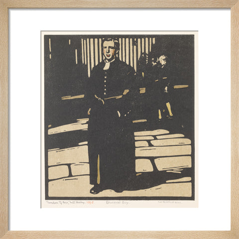 Bluecoat Boy (Newgate Street) (Art print, Small, Natural)