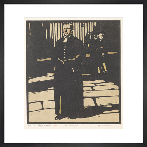 Bluecoat Boy (Newgate Street) (Art print, Medium, Black)