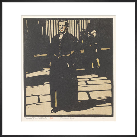Bluecoat Boy (Newgate Street) (Art print, Extra large, Black)