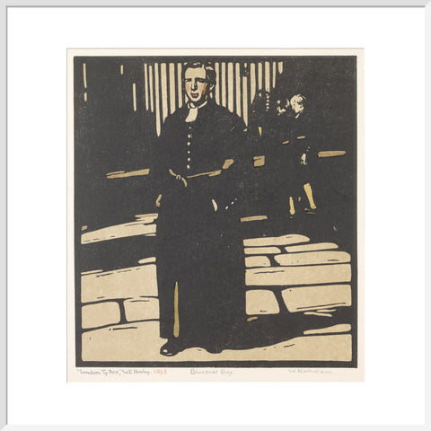 Bluecoat Boy (Newgate Street) (Art print, Extra large, White)