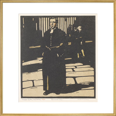 Bluecoat Boy (Newgate Street) (Art print, Extra large, Gold)