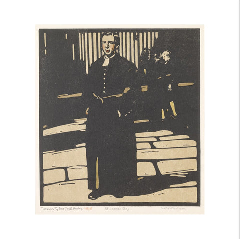 Bluecoat Boy (Newgate Street) (Art print, Large, unframed)