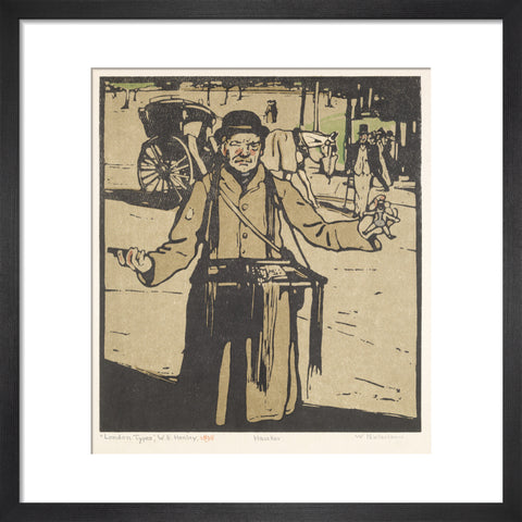 Hawker (Kensington) (Art print, Small, Black)