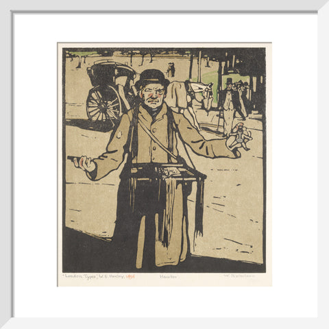 Hawker (Kensington) (Art print, Small, White)