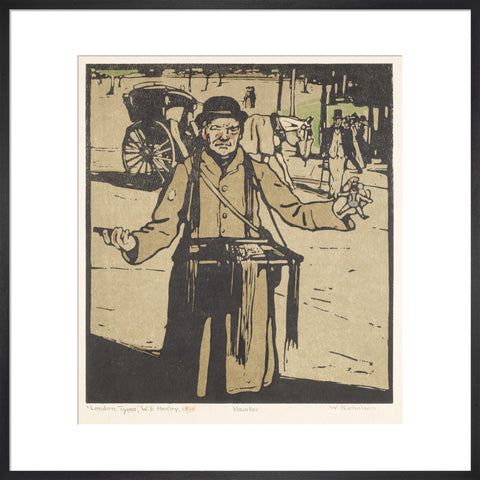 Hawker (Kensington) (Art print, Large, Black)