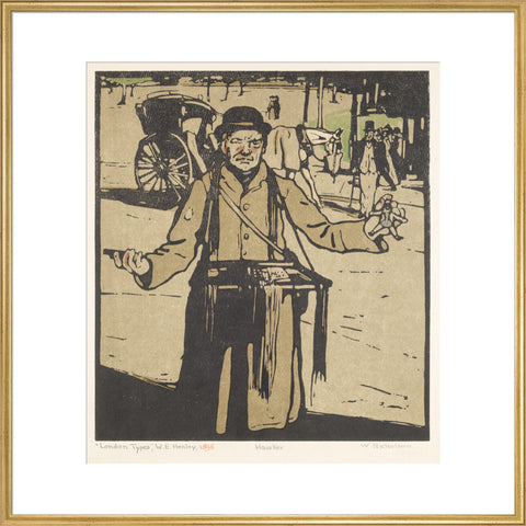 Hawker (Kensington) (Art print, Extra large, Gold)
