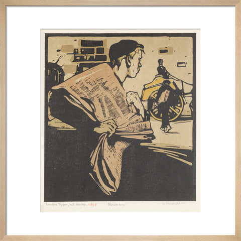 Newsboy (Art print, Medium, Natural)