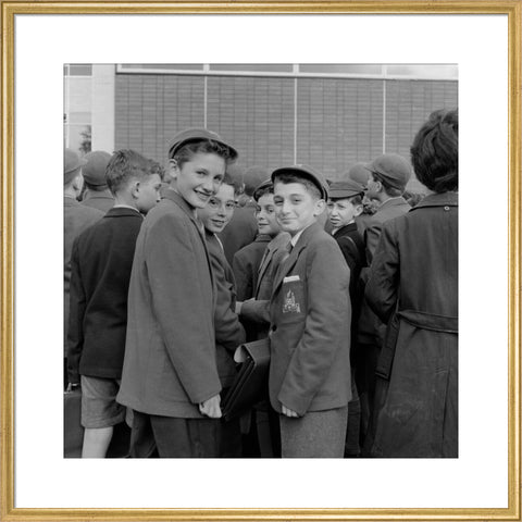 Pupils first day at the Jews Free School