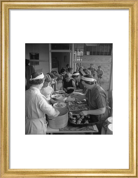 School dinners at Gospel Oak Primary School, Hampstead Heath