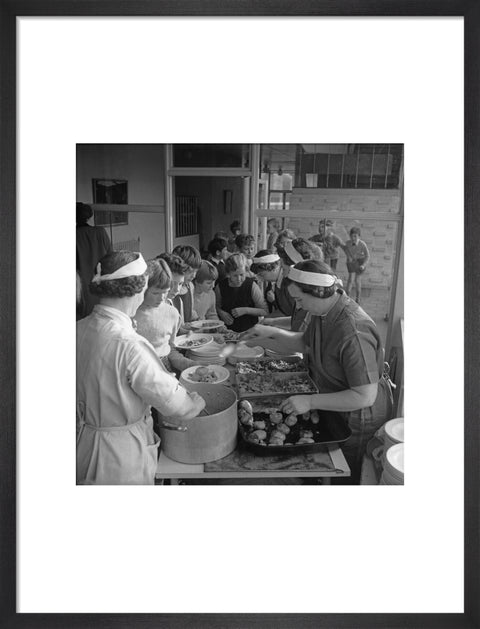 School dinners at Gospel Oak Primary School, Hampstead Heath