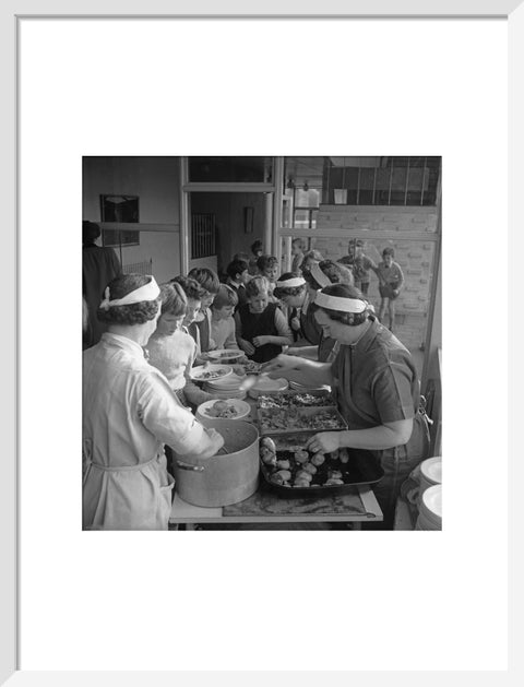School dinners at Gospel Oak Primary School, Hampstead Heath