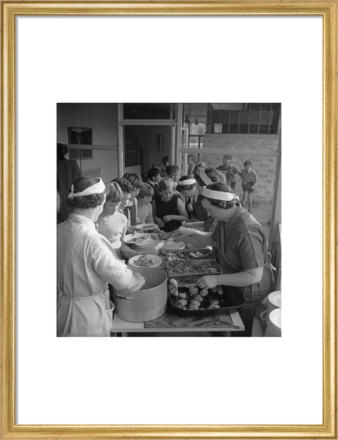 School dinners at Gospel Oak Primary School, Hampstead Heath