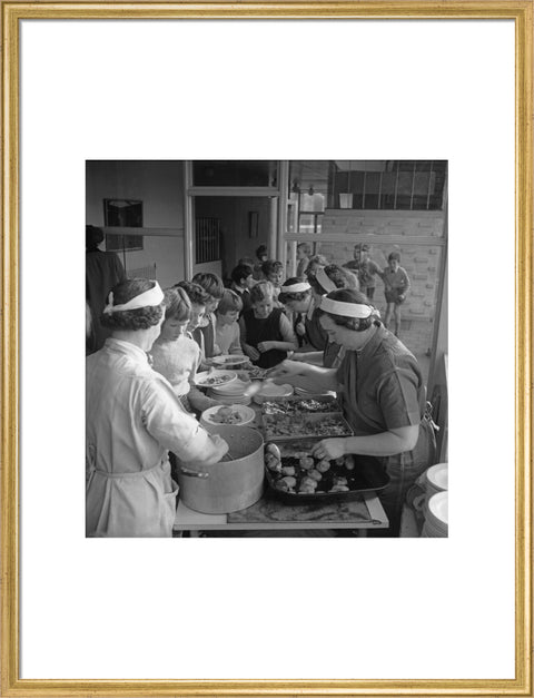 School dinners at Gospel Oak Primary School, Hampstead Heath