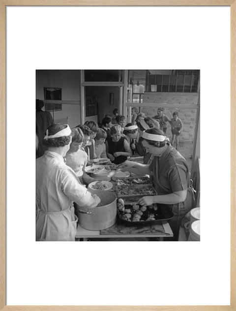 School dinners at Gospel Oak Primary School, Hampstead Heath