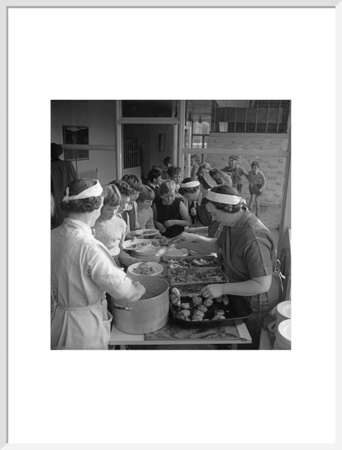 School dinners at Gospel Oak Primary School, Hampstead Heath