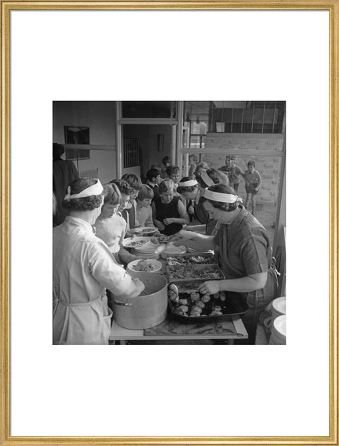 School dinners at Gospel Oak Primary School, Hampstead Heath