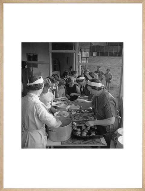 School dinners at Gospel Oak Primary School, Hampstead Heath