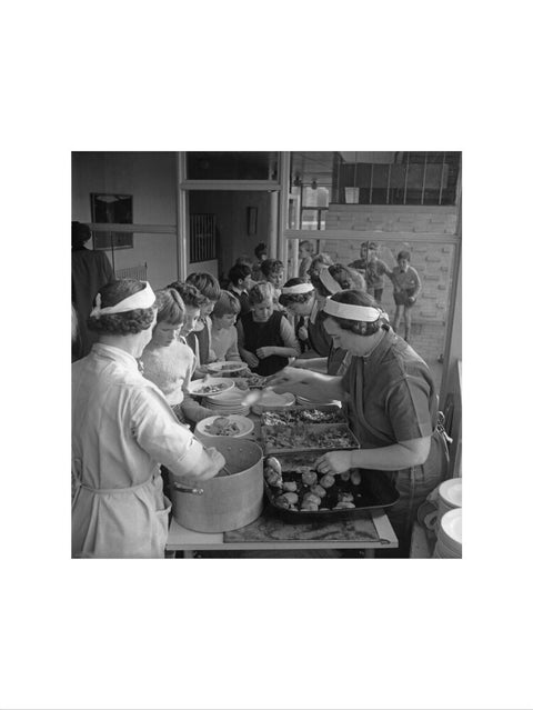 School dinners at Gospel Oak Primary School, Hampstead Heath