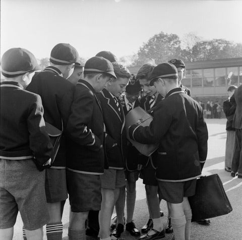 Schoolboys at Kynaston Technical School, St John's Wood