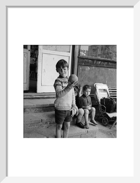3 boys at the Camden Play Centre in the early 1960s.