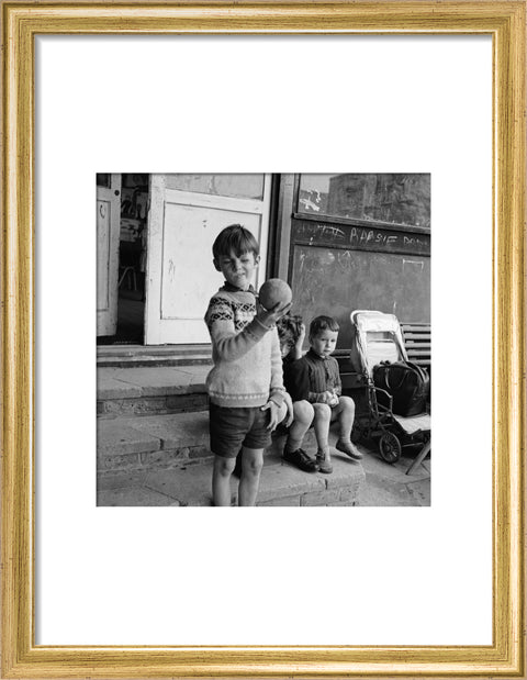 3 boys at the Camden Play Centre in the early 1960s.