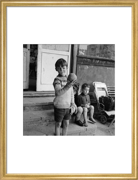 3 boys at the Camden Play Centre in the early 1960s.