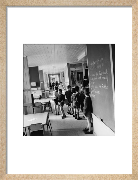 The open-plan interior of Eveline Lowe Primary School
