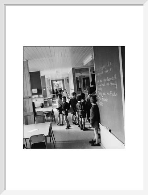 The open-plan interior of Eveline Lowe Primary School